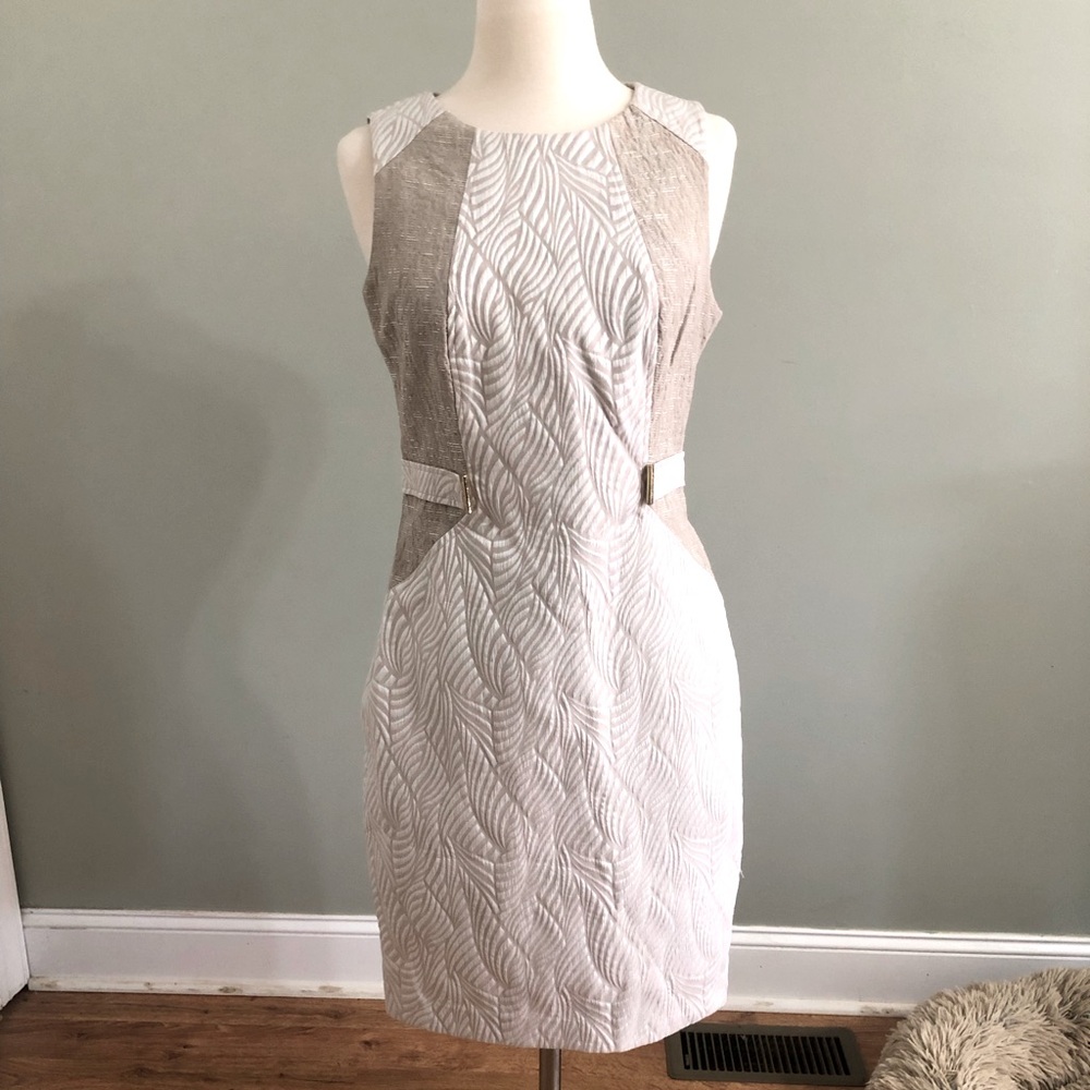 Calvin Klein beige dress size 8